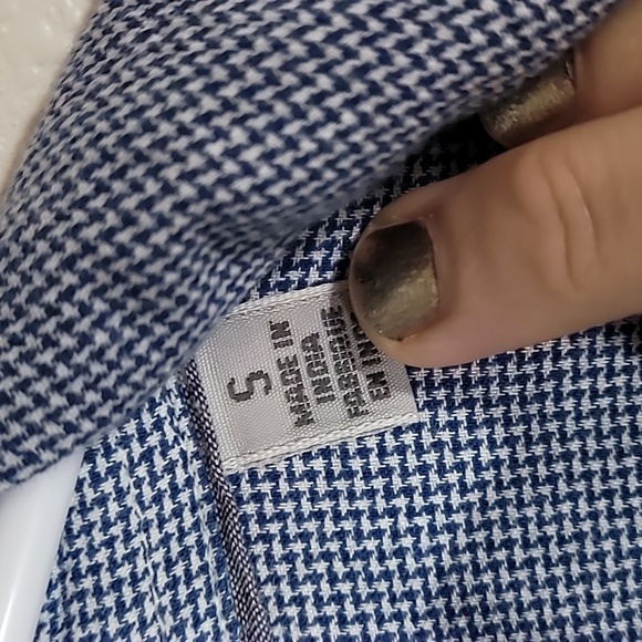 Toad & Co Mixologist Tunic Dress Size S Pockets Organic Cotton Long Sleeve Blue - Picture 5 of 11